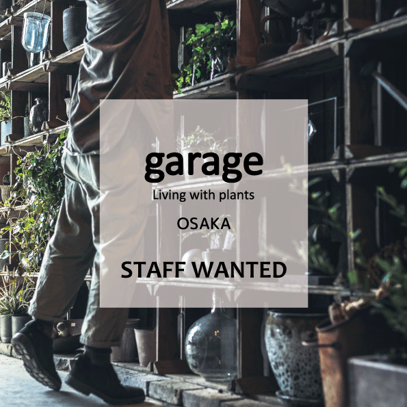 garage OSAKA オープニングスタッフ募集開始！