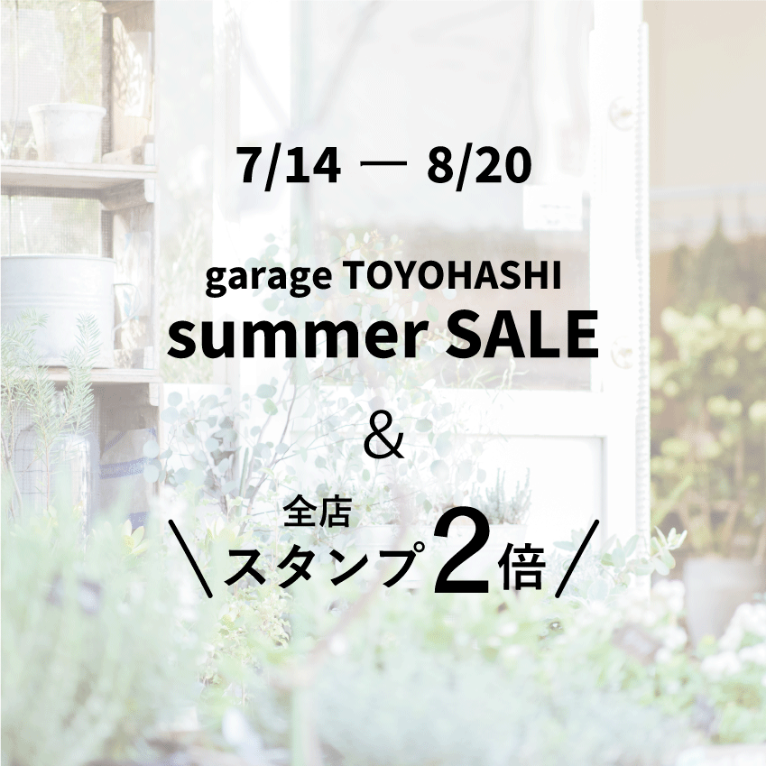 豊橋本店限定SALE＆スタンプ2倍